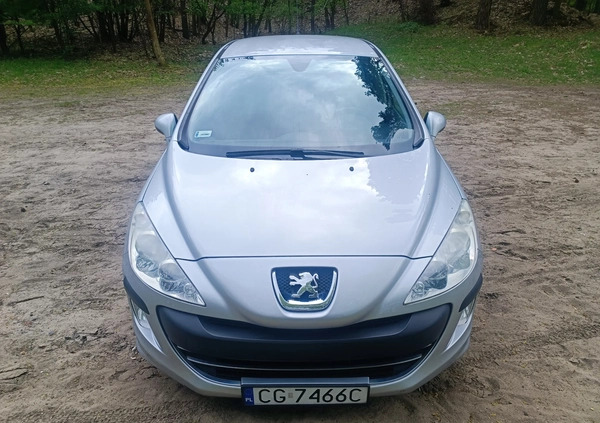 Peugeot 308 cena 9500 przebieg: 163158, rok produkcji 2007 z Grudziądz małe 379